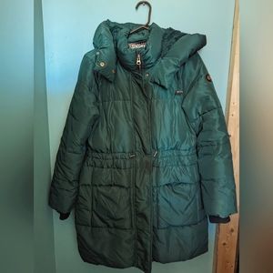 Jessica Simpson long puffer coat